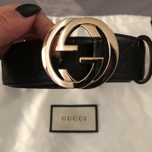 Authentic Signature Gucci Belt